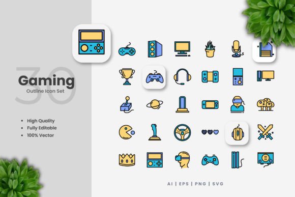 Gaming Colored Icons: A Designer's Review of Graphics and Icons