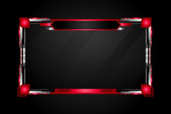 Gaming Streaming Panel Overlay Red: A Graphic Templates Review