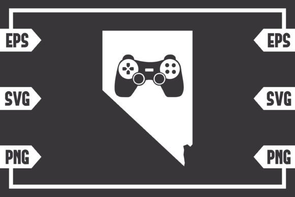 Nevada - Gaming Controller Graphics for Crafts