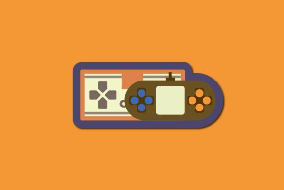 Retro Vintage Sticker Gaming Console Graphics & Icons Review
