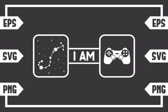 Scorpio Star Sign and Gaming Controller Graphics for Crafts