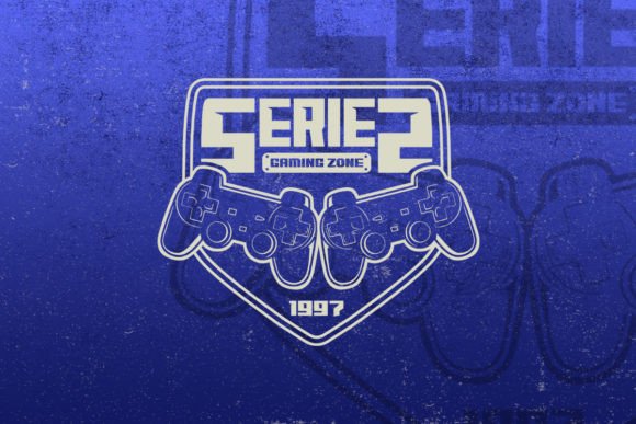 Series Game Zone Vintage Gaming Logo: Graphics & Illustrations for Publishers